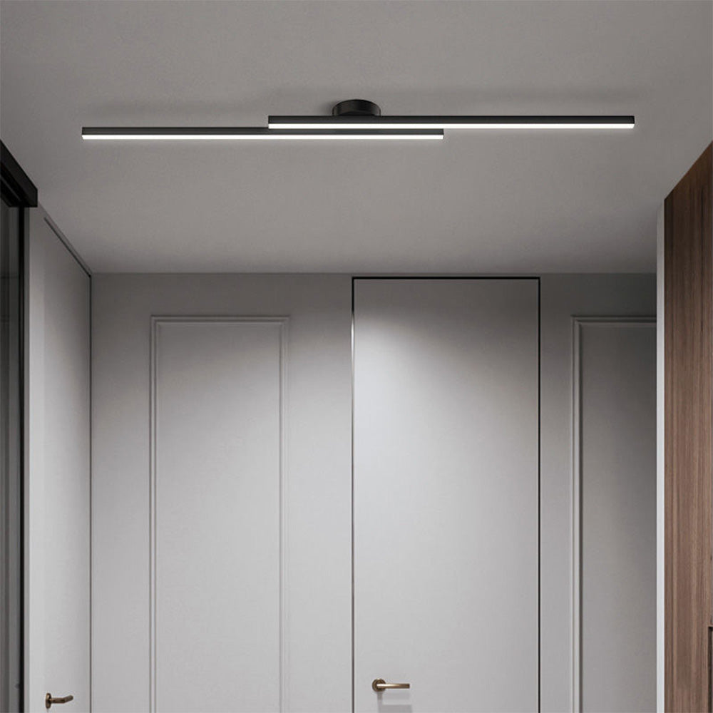 Lange LED Deckenleuchte aus Metall Dimmbar 60/90/120cm