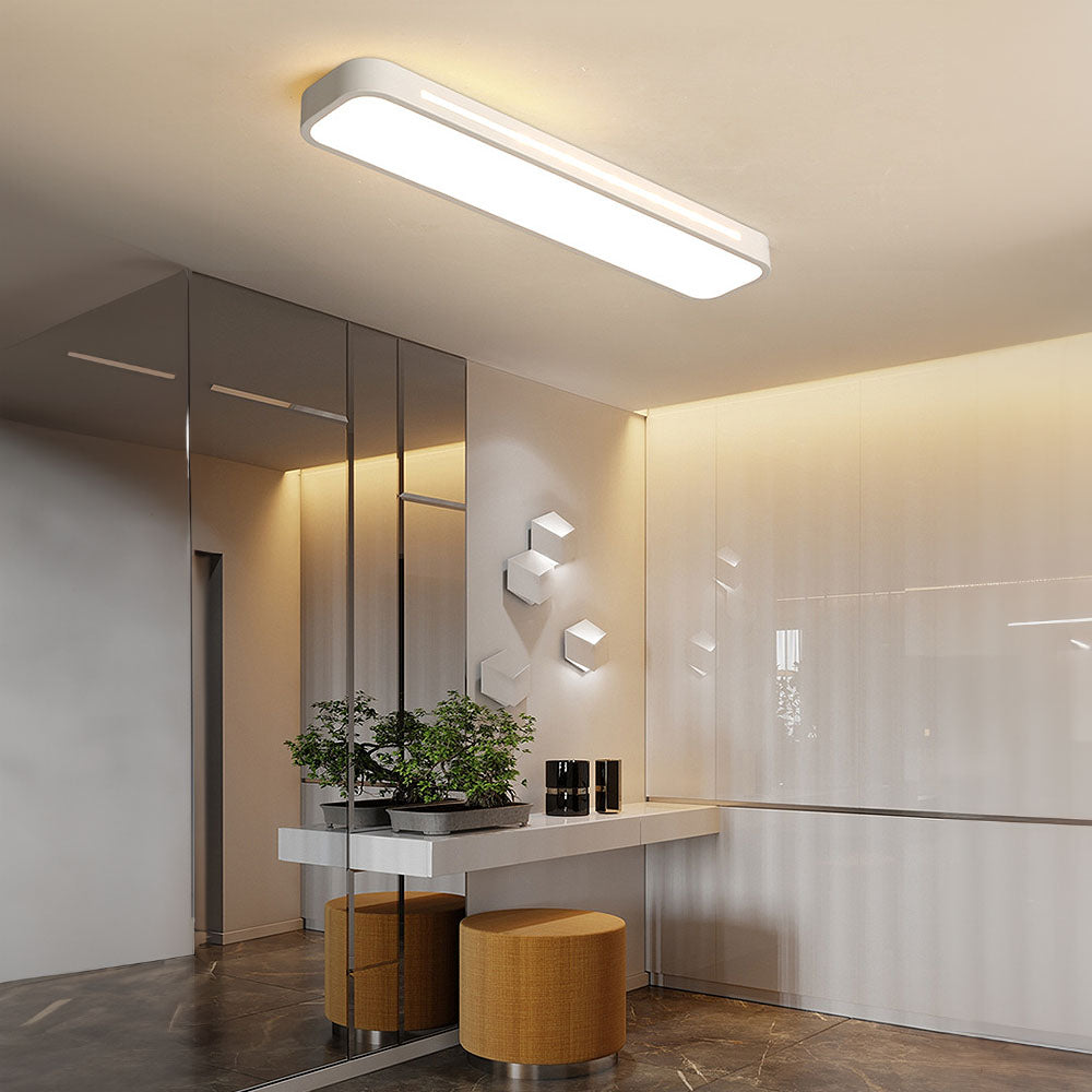 Moderne Nordische Lange LED-Deckenbeleuchtung 48cm Dimmbar