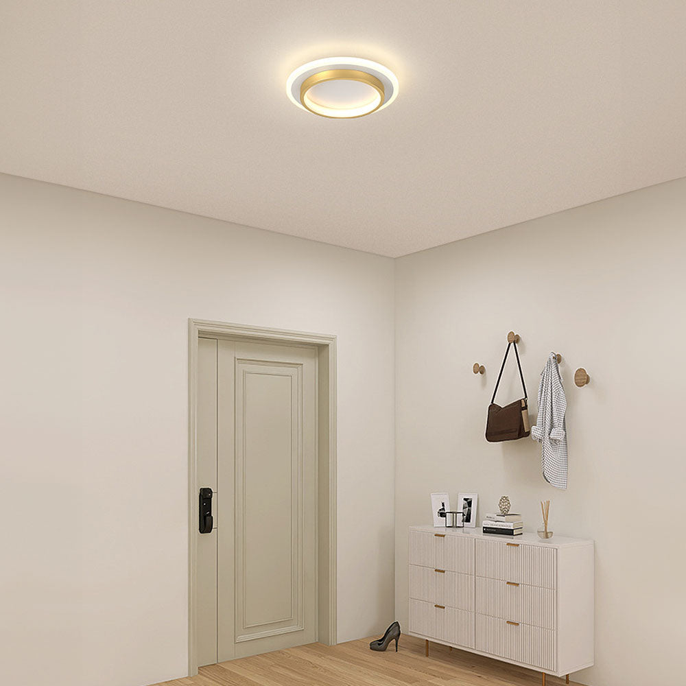 Deckenleuchte Wohnzimmer Acryl 3 Farbe einstellbar LED 24cm