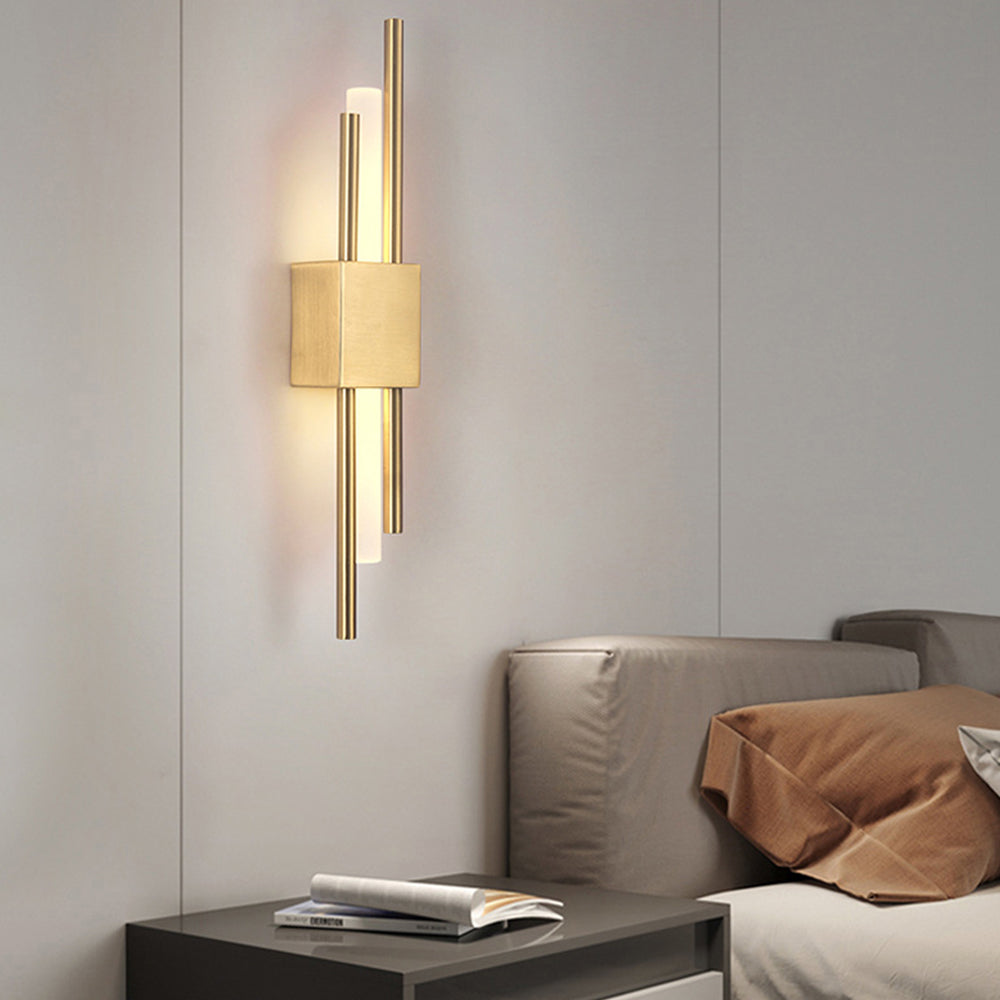 LED Wandleuchte Metall und Acryl 8cm 3 Farbwechsel