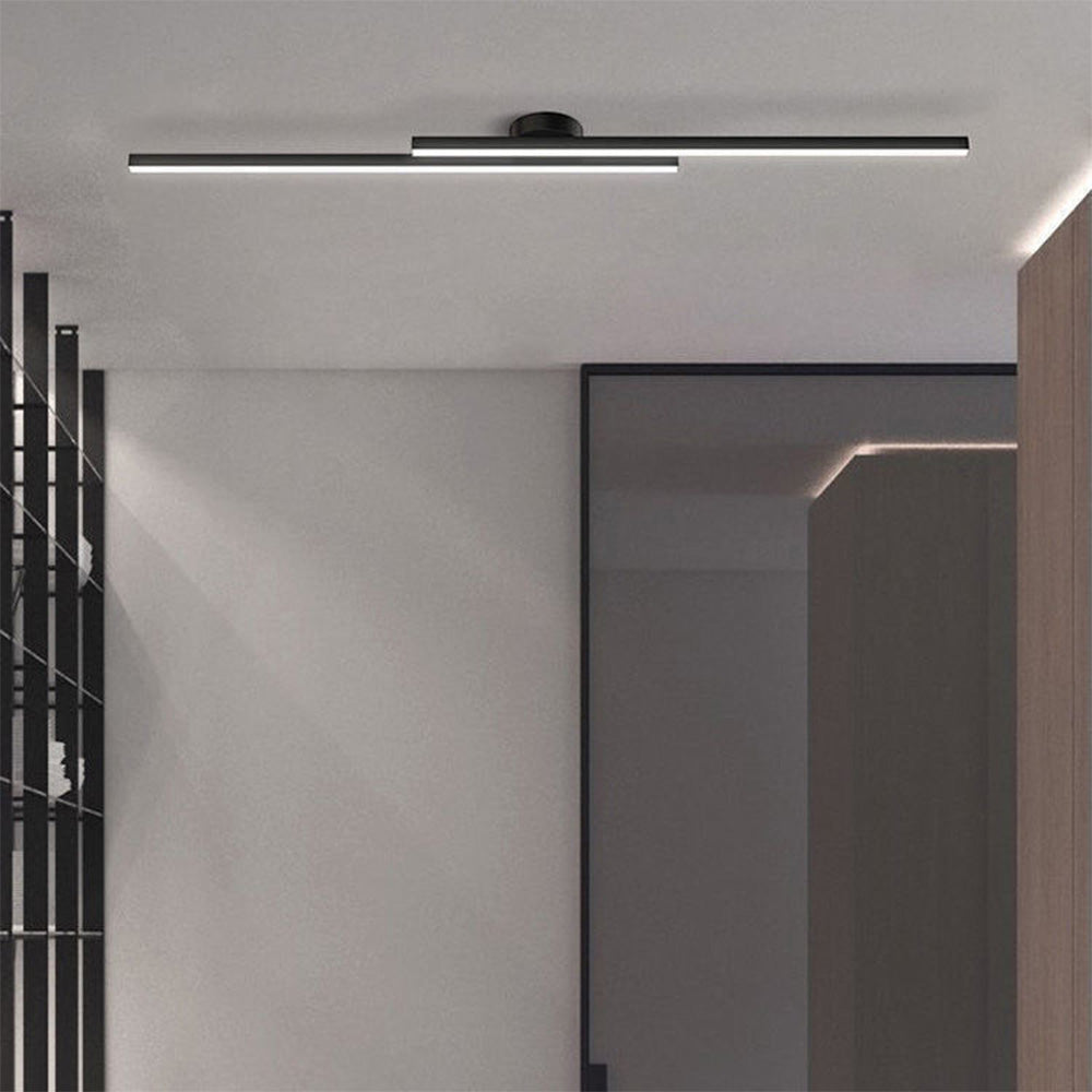 Lange LED Deckenleuchte aus Metall Dimmbar 60/90/120cm