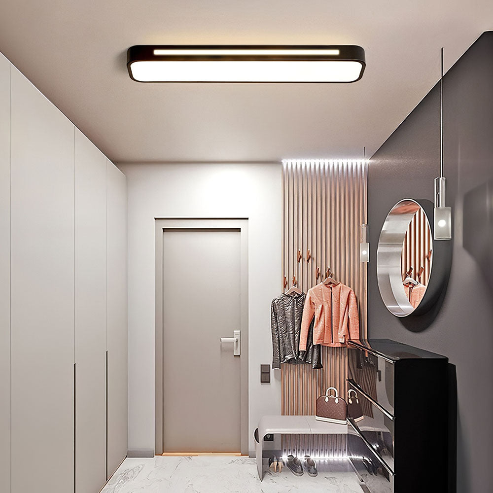 Moderne Nordische Lange LED-Deckenbeleuchtung 48cm Dimmbar