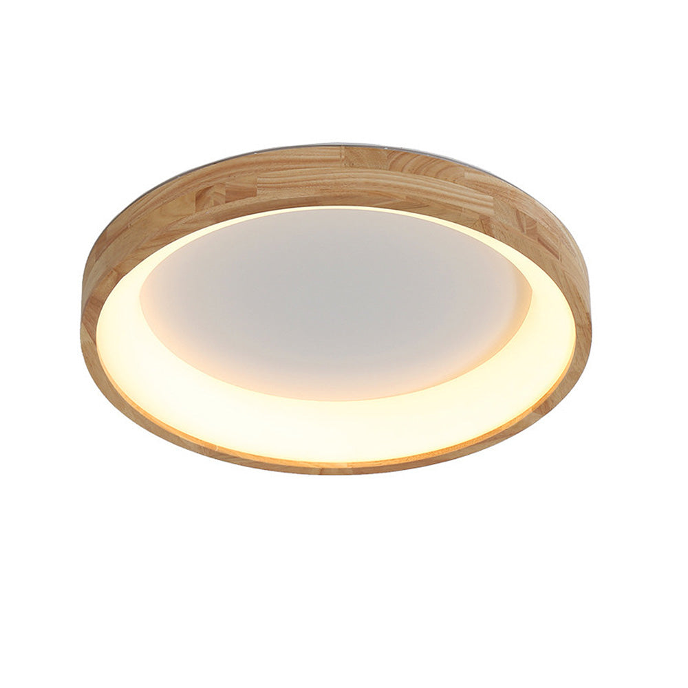 LED Deckenleuchte Holz Acryl Dimmbar 30/40/50/60cm