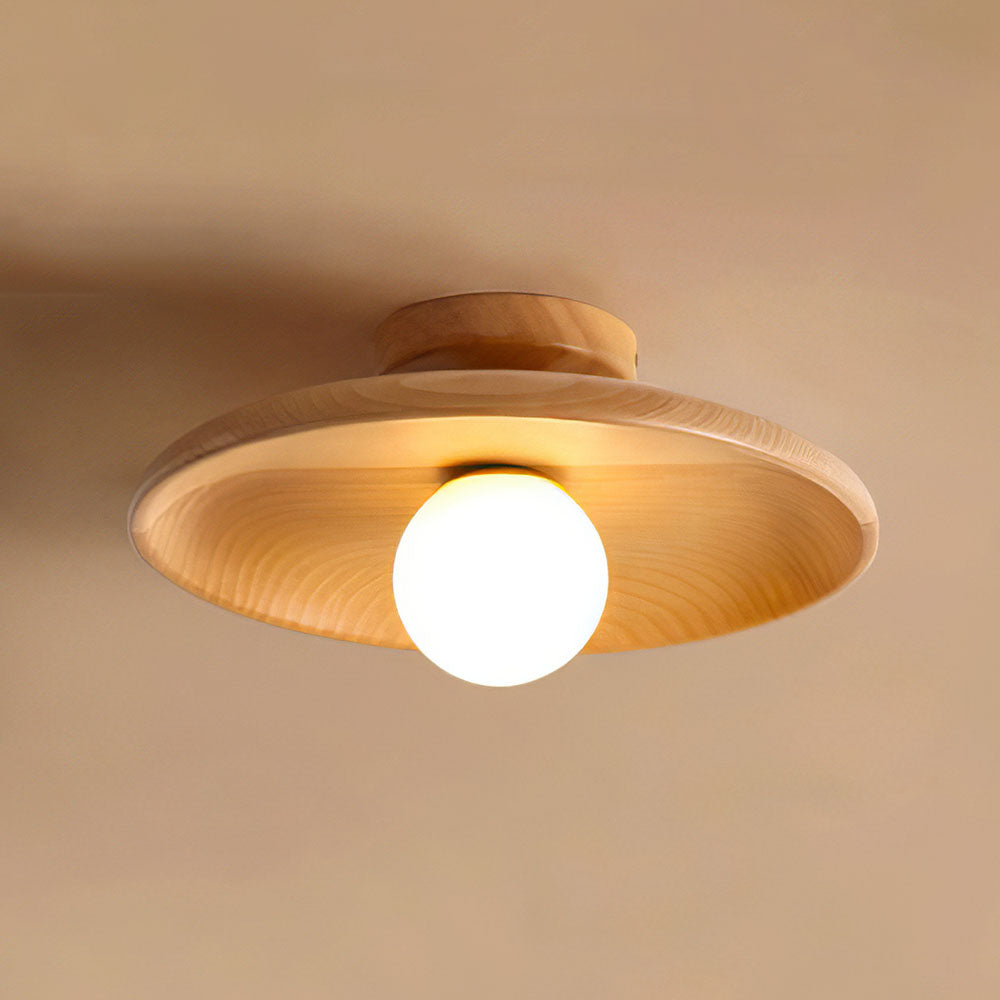 Deckenleuchte Nordisches Holz 18/28/35cm für Flur