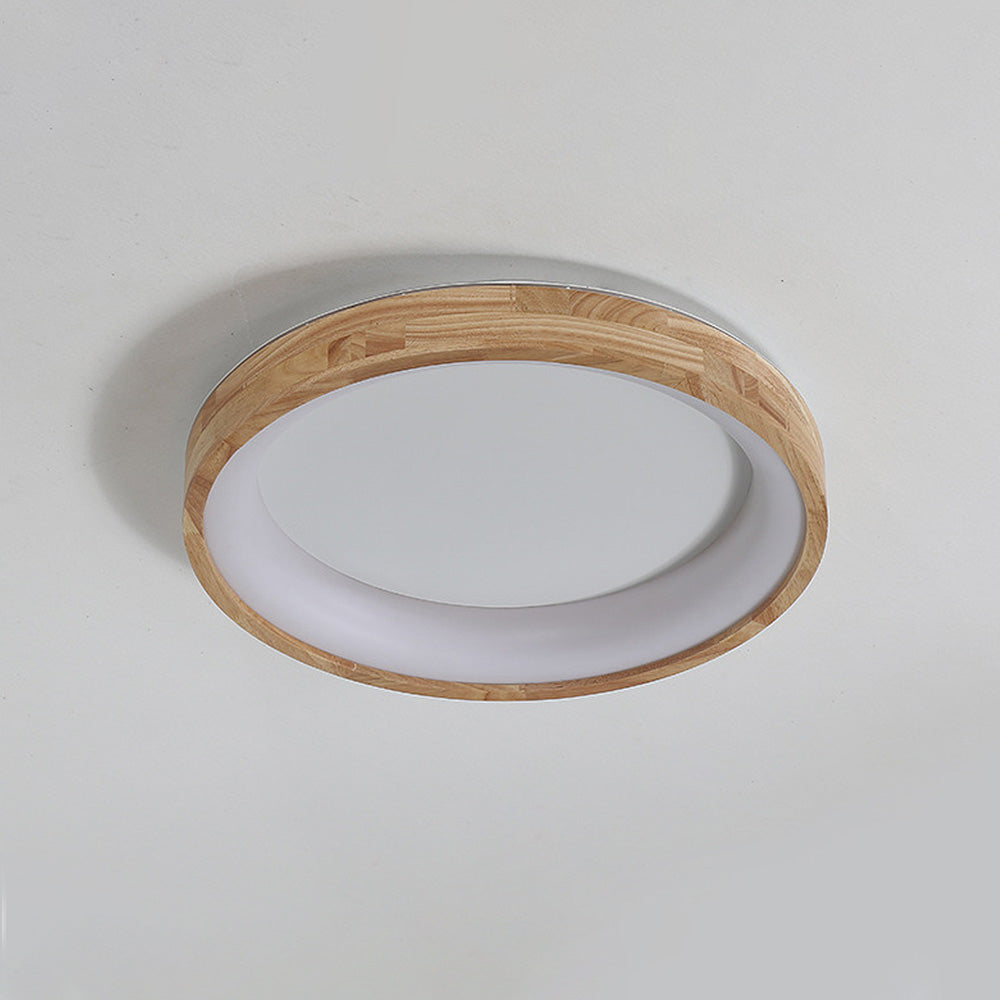LED Deckenleuchte Holz Acryl Dimmbar 30/40/50/60cm