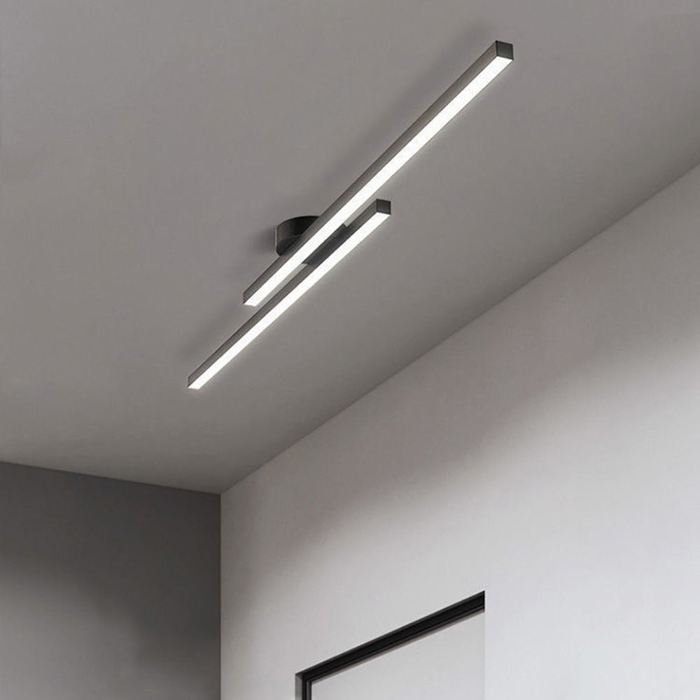Lange LED Deckenleuchte aus Metall Dimmbar 60/90/120cm