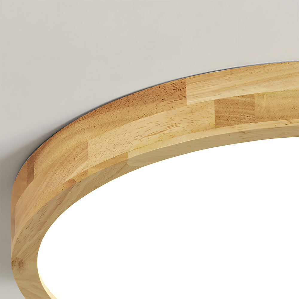 Deckenleuchte Holz Acryl LED Dimmbar 30/40/50/60cm