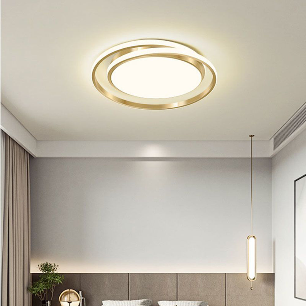 LED Runde Deckenleuchte Eisen Acryl 45CM