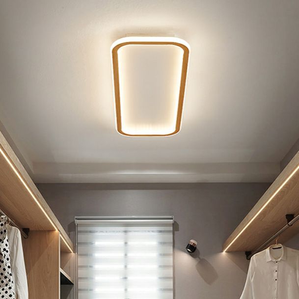 Rechteckige LED-Deckenleuchte 40cm Flur Dimmbar