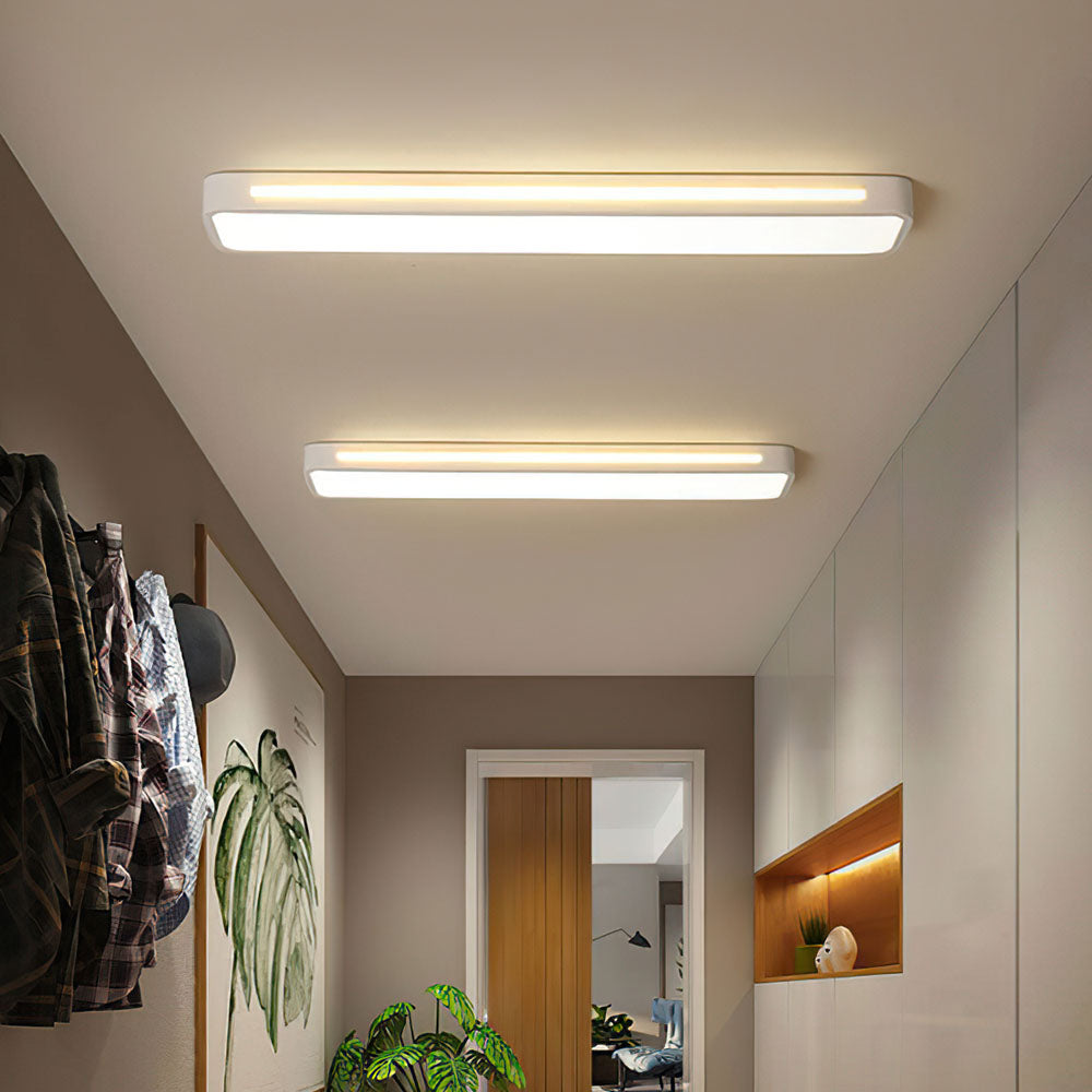Moderne Nordische Lange LED-Deckenbeleuchtung 48cm Dimmbar
