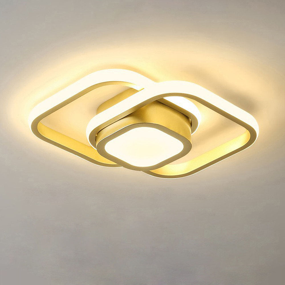 Deckenleuchte LED Acryl Quadratisch 27cm