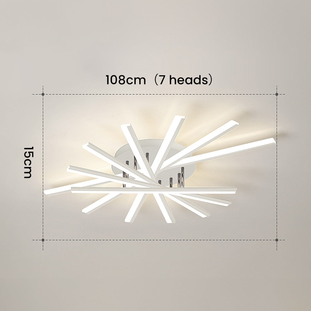 Deckenleuchte Metall Kreativ LED Dimmbar 83/95/108/120cm