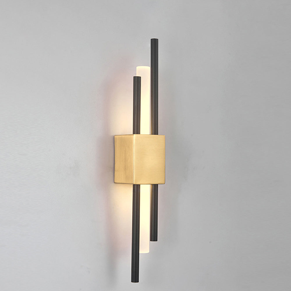 LED Wandleuchte Metall und Acryl 8cm 3 Farbwechsel