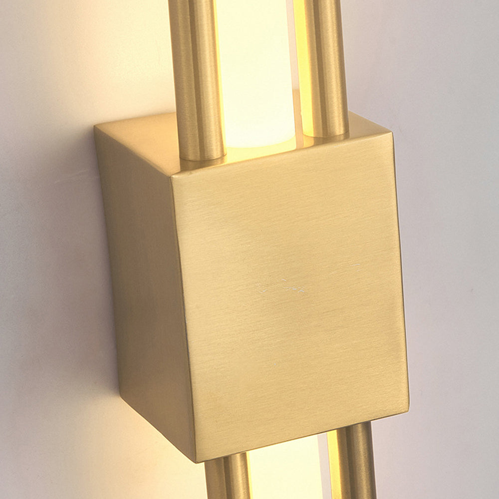 LED Wandleuchte Metall und Acryl 8cm 3 Farbwechsel