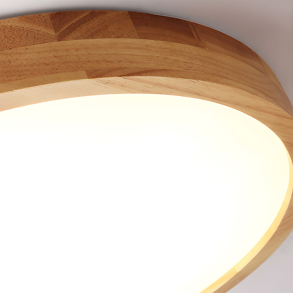 Deckenleuchte Holz Acryl LED Dimmbar 30/40/50/60cm