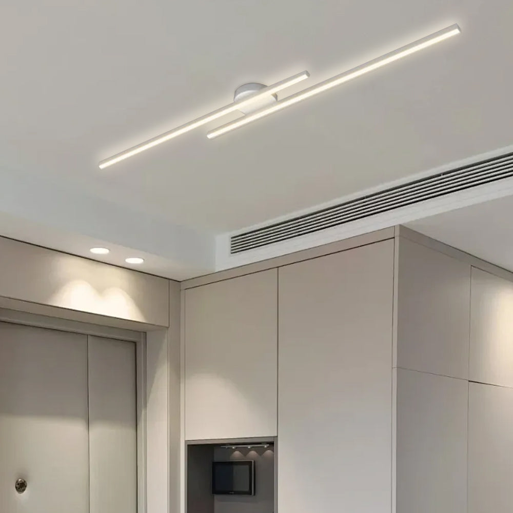 Lange LED Deckenleuchte aus Metall Dimmbar 60/90/120cm