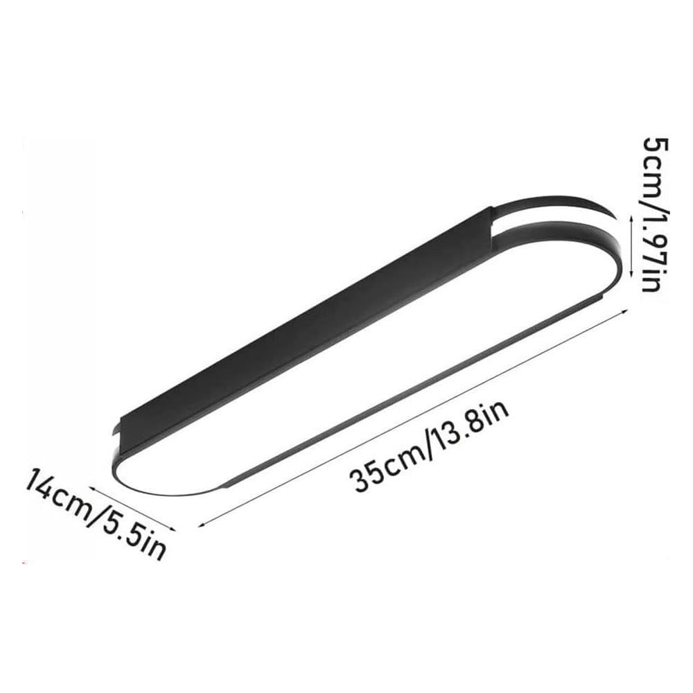 Deckenleuchte Acryl Wohnzimmer Flush LED 35cm