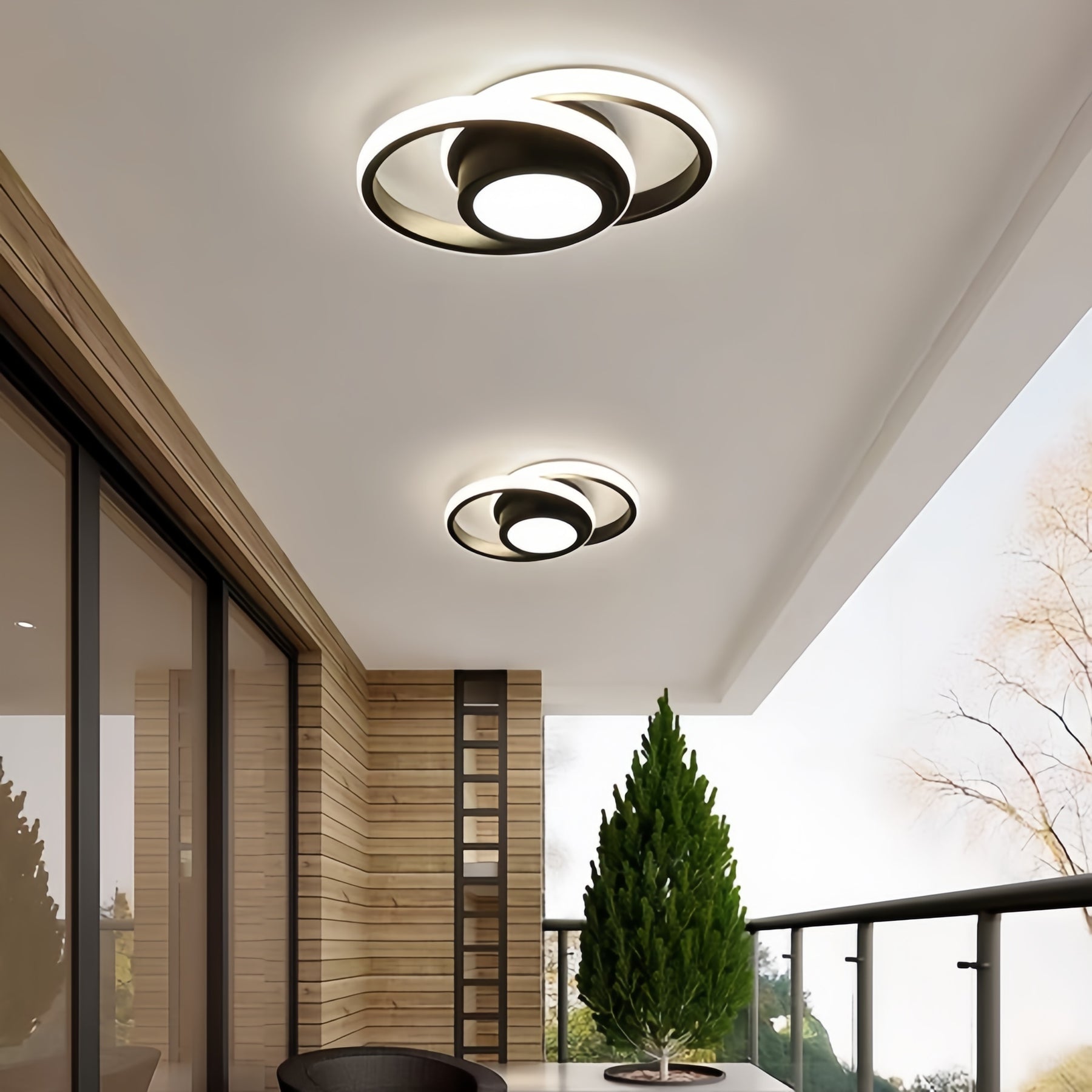 Deckenleuchte LED Acryl Rund 27cm 3 Farbwechsel