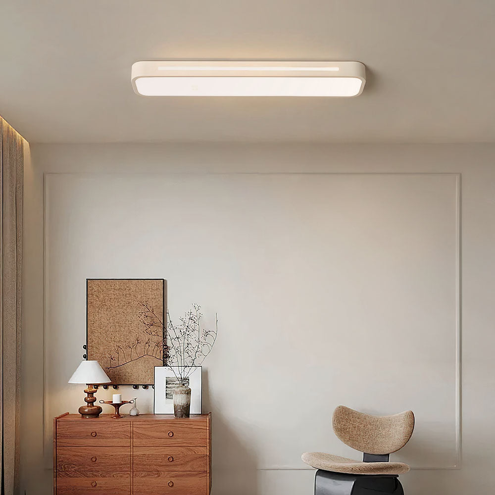 Moderne Nordische Lange LED-Deckenbeleuchtung 48cm Dimmbar