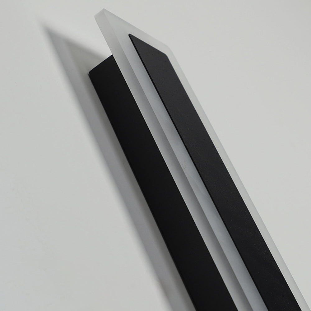 LED-Wandleuchten für den Außenbereich Schwarz IP65 Hardware & Acryl 80cm