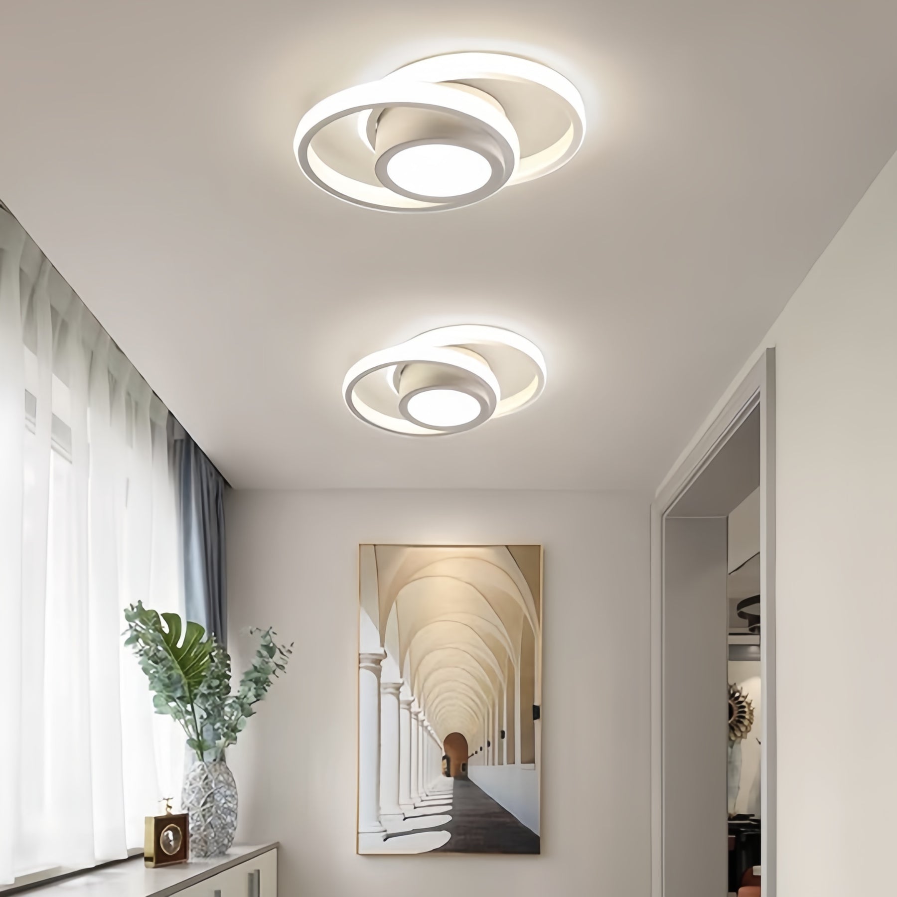Deckenleuchte LED Acryl Rund 27cm 3 Farbwechsel