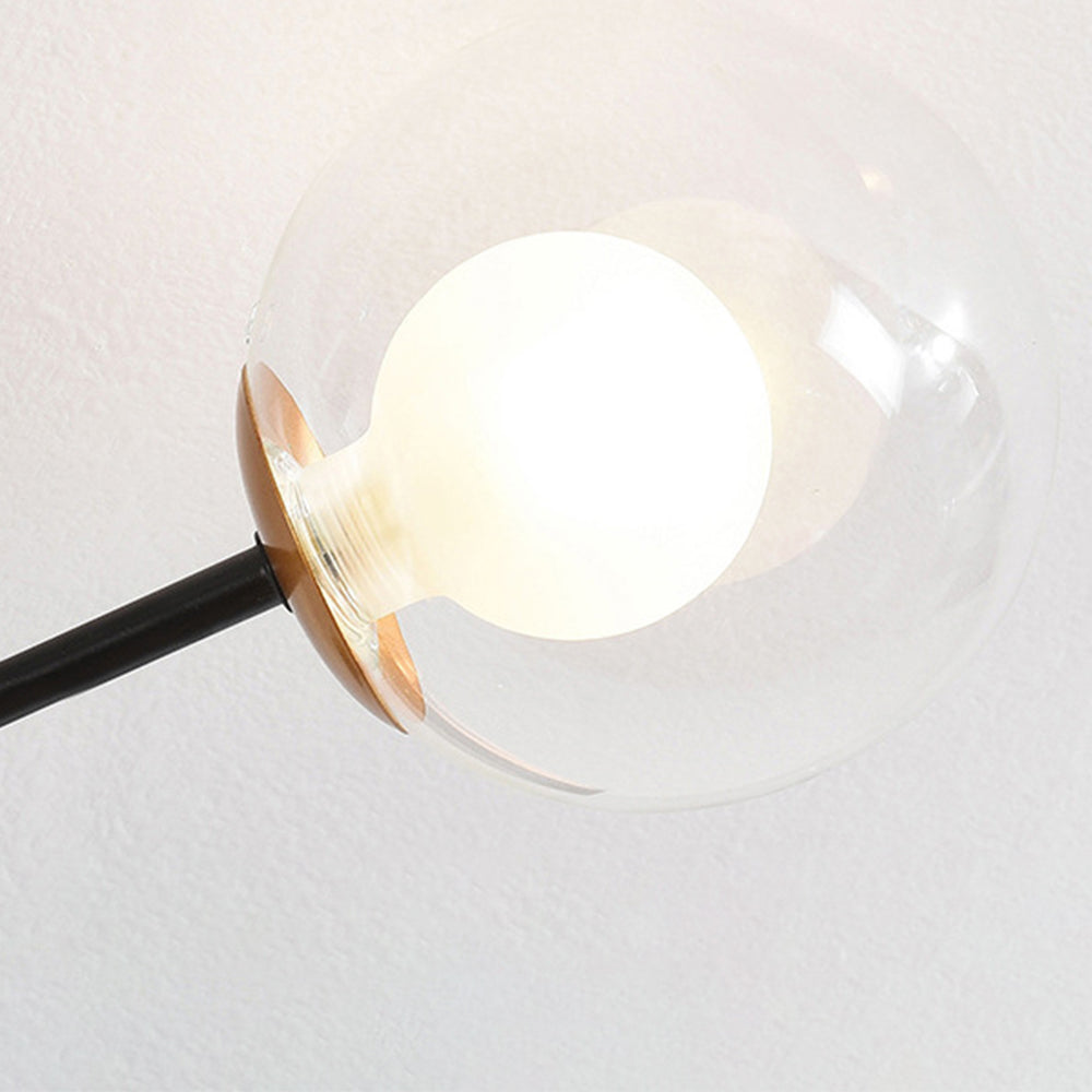 Kreativer LED-Deckenleuchter mit 4+3 Leuchten für das Wohnzimmer