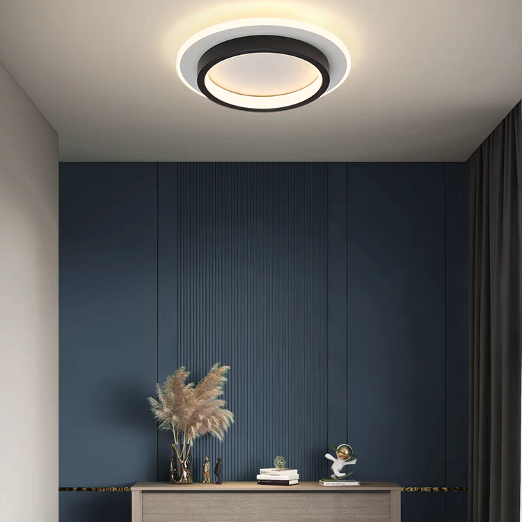 Deckenleuchte Wohnzimmer Acryl 3 Farbe einstellbar LED 24cm