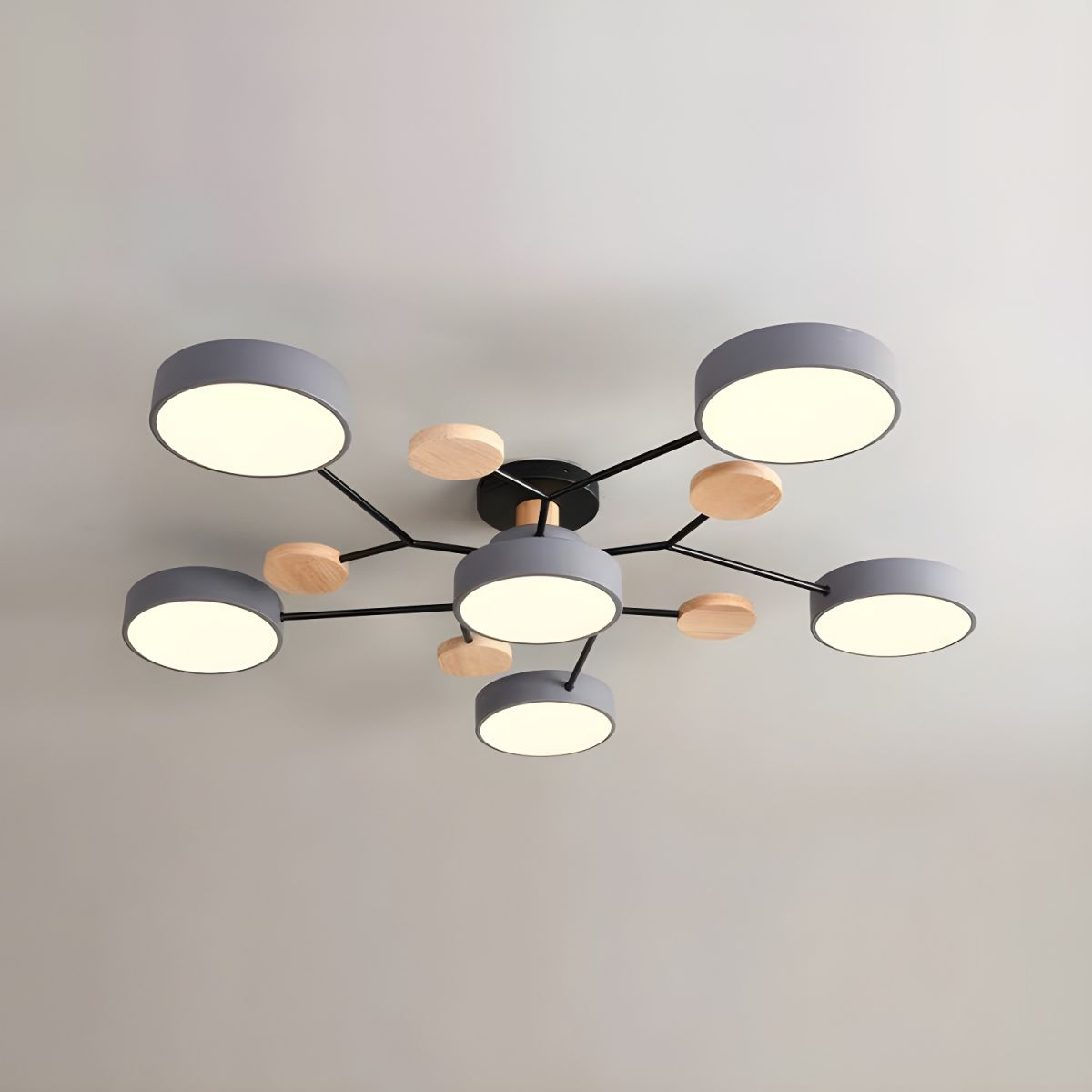 Deckenleuchte Acryl 90cm Weißes Licht Warmes Licht LED-6 Lichter
