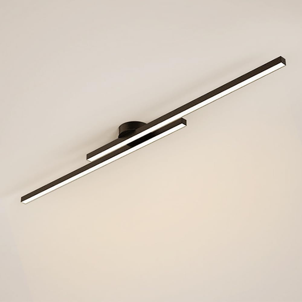 Lange LED Deckenleuchte aus Metall Dimmbar 60/90/120cm