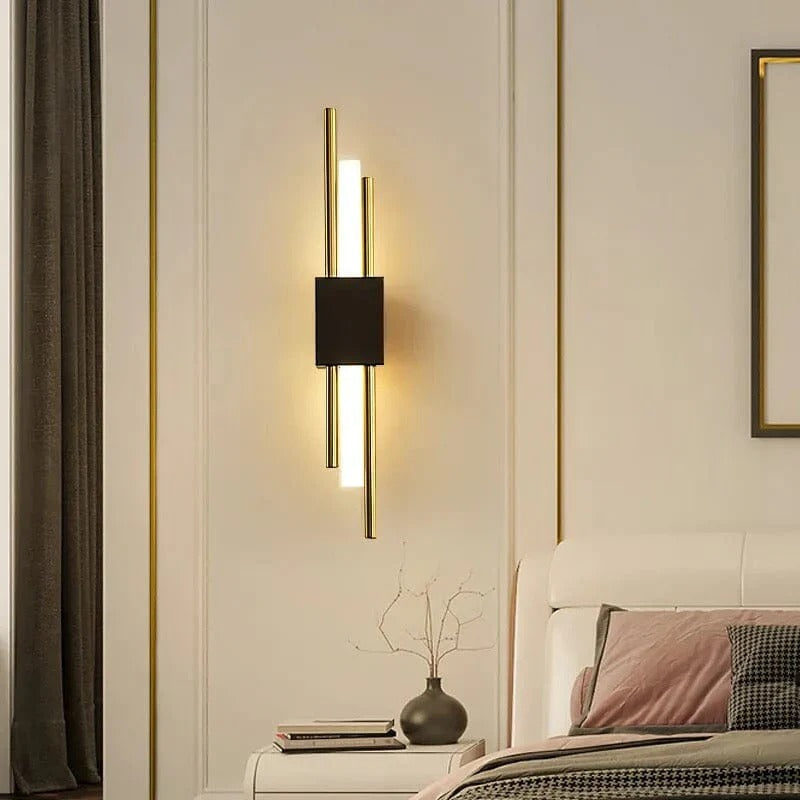 LED Wandleuchte Metall und Acryl 8cm 3 Farbwechsel