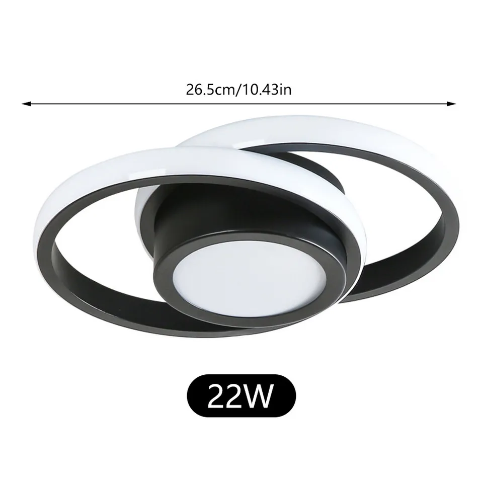 Deckenleuchte LED Acryl Rund 27cm 3 Farbwechsel