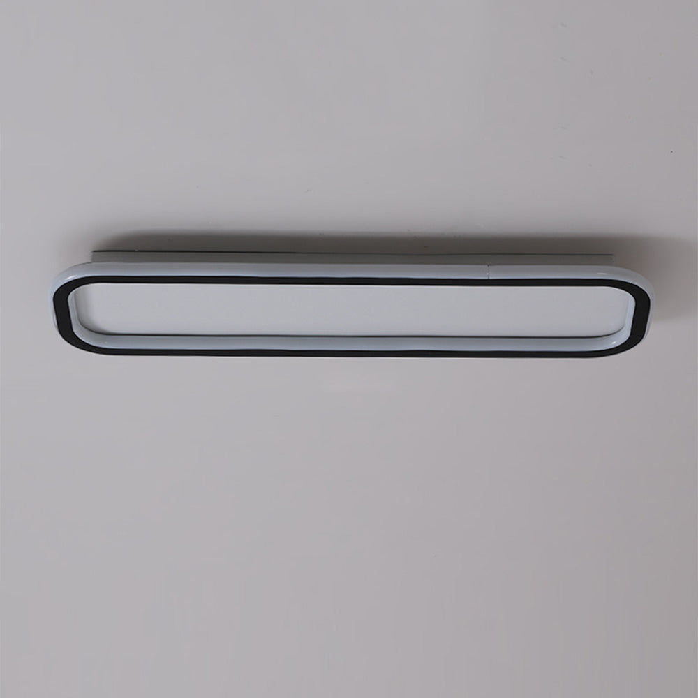 Rechteckige LED-Deckenleuchte 40cm Flur Dimmbar