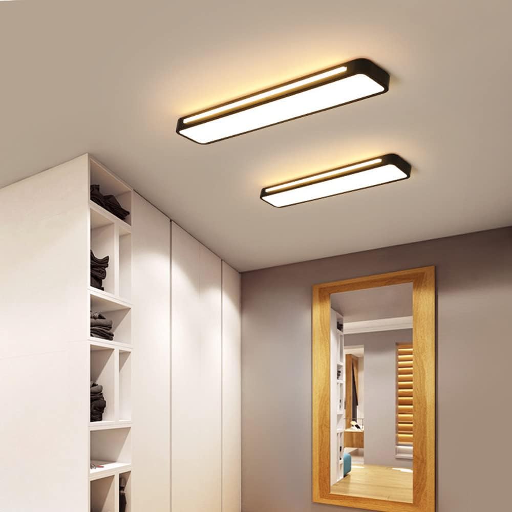 Moderne Nordische Lange LED-Deckenbeleuchtung 48cm Dimmbar
