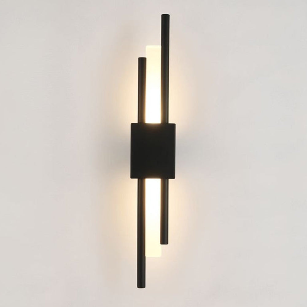 LED Wandleuchte Metall und Acryl 8cm 3 Farbwechsel