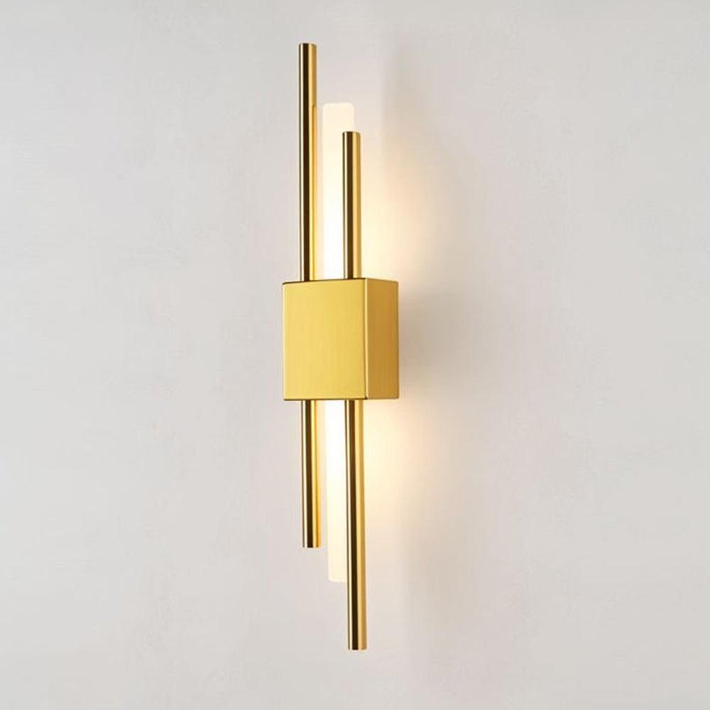 LED Wandleuchte Metall und Acryl 8cm 3 Farbwechsel