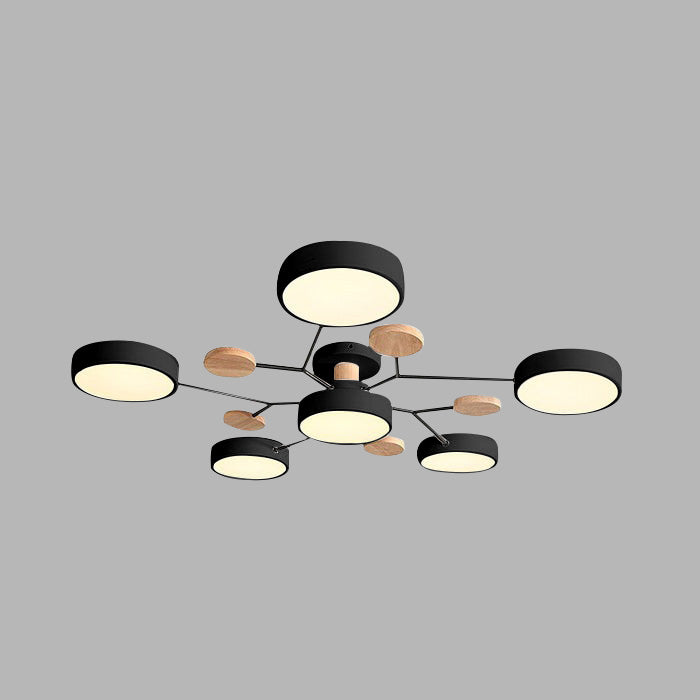 Deckenleuchte Acryl 90cm Weißes Licht Warmes Licht LED-6 Lichter