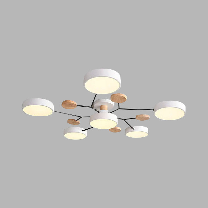 Deckenleuchte Acryl 90cm Weißes Licht Warmes Licht LED-6 Lichter