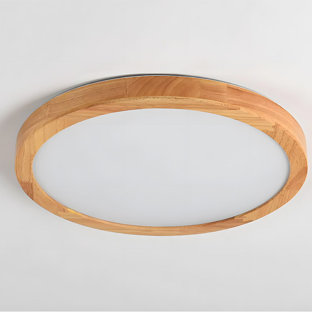 Deckenleuchte Holz Acryl LED Dimmbar 30/40/50/60cm