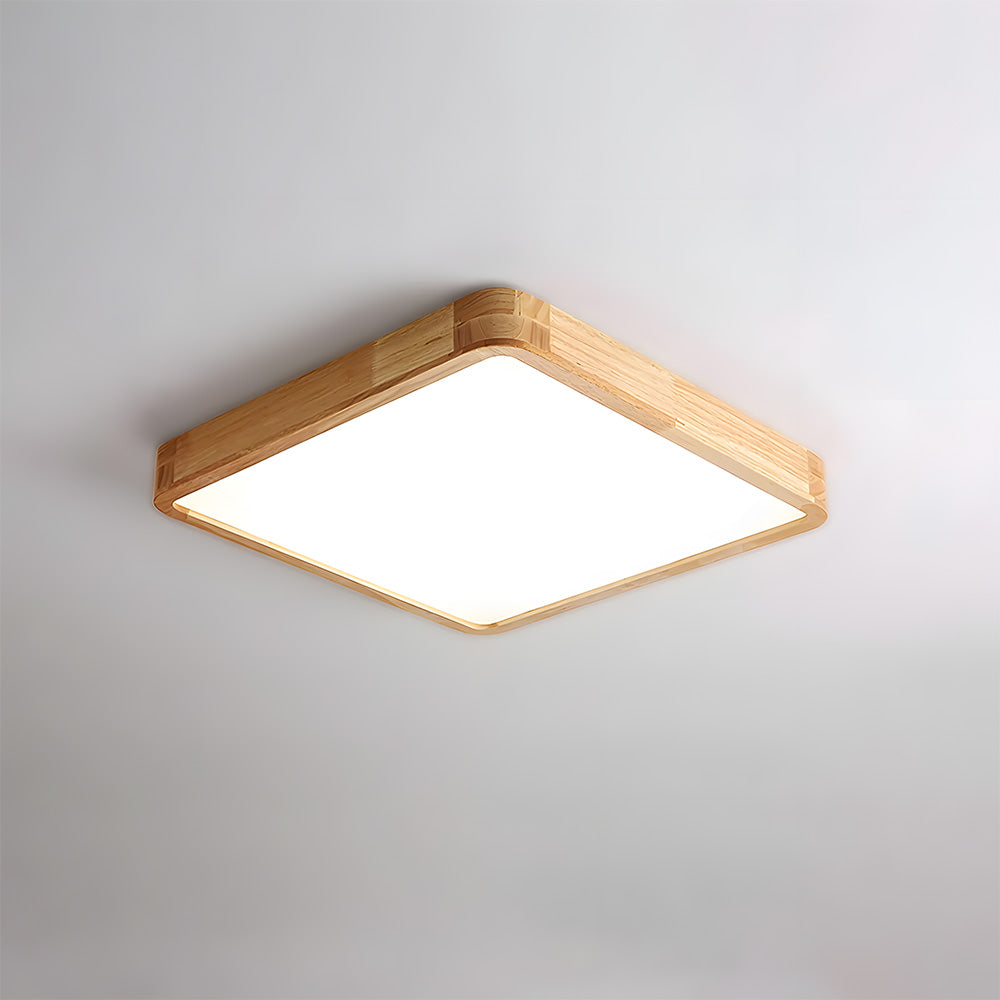 Deckenleuchte Holz Acryl LED Dimmbar 30/40/50/60cm