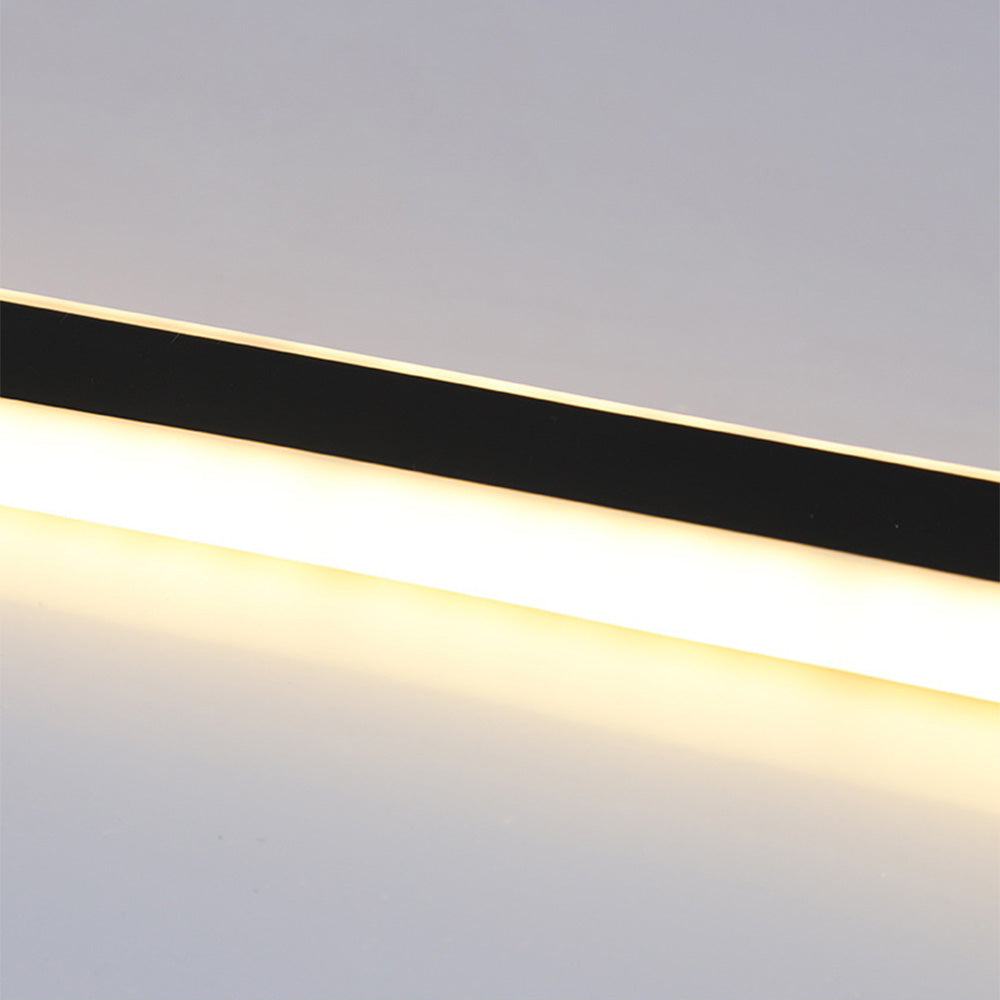 Rechteckige LED-Deckenleuchte 40cm Flur Dimmbar