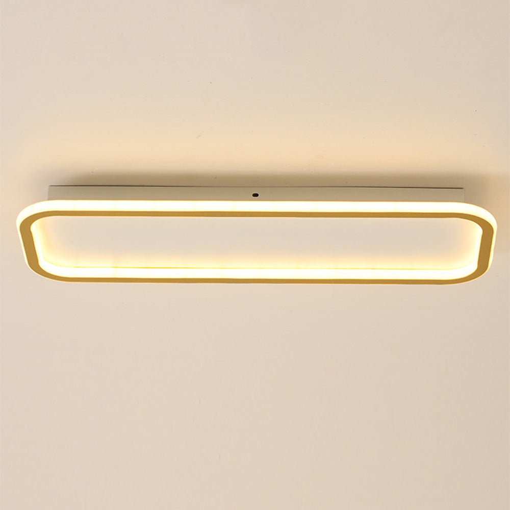 Rechteckige LED-Deckenleuchte 40cm Flur Dimmbar