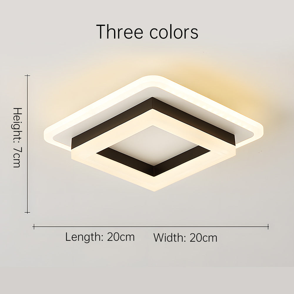 Nordische Dekoration Acryl LED 20cm Wohnzimmer Deckenleuchten