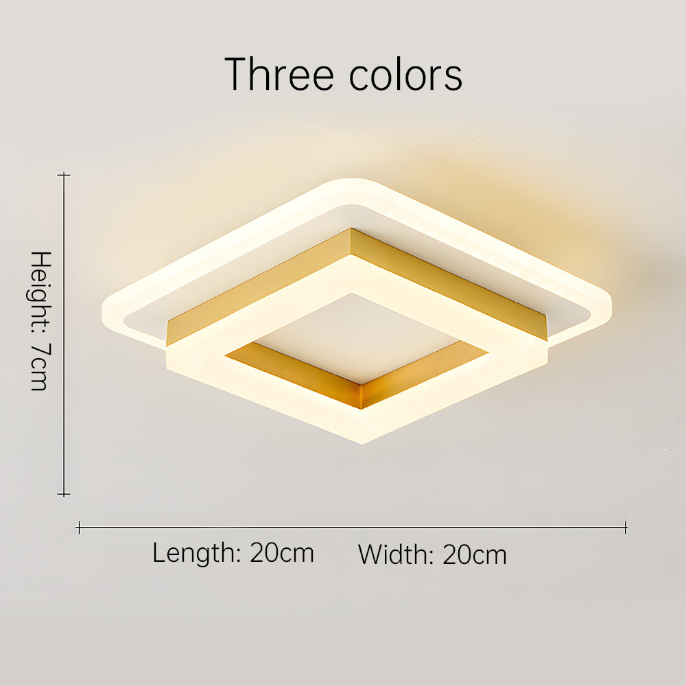 Nordische Dekoration Acryl LED 20cm Wohnzimmer Deckenleuchten