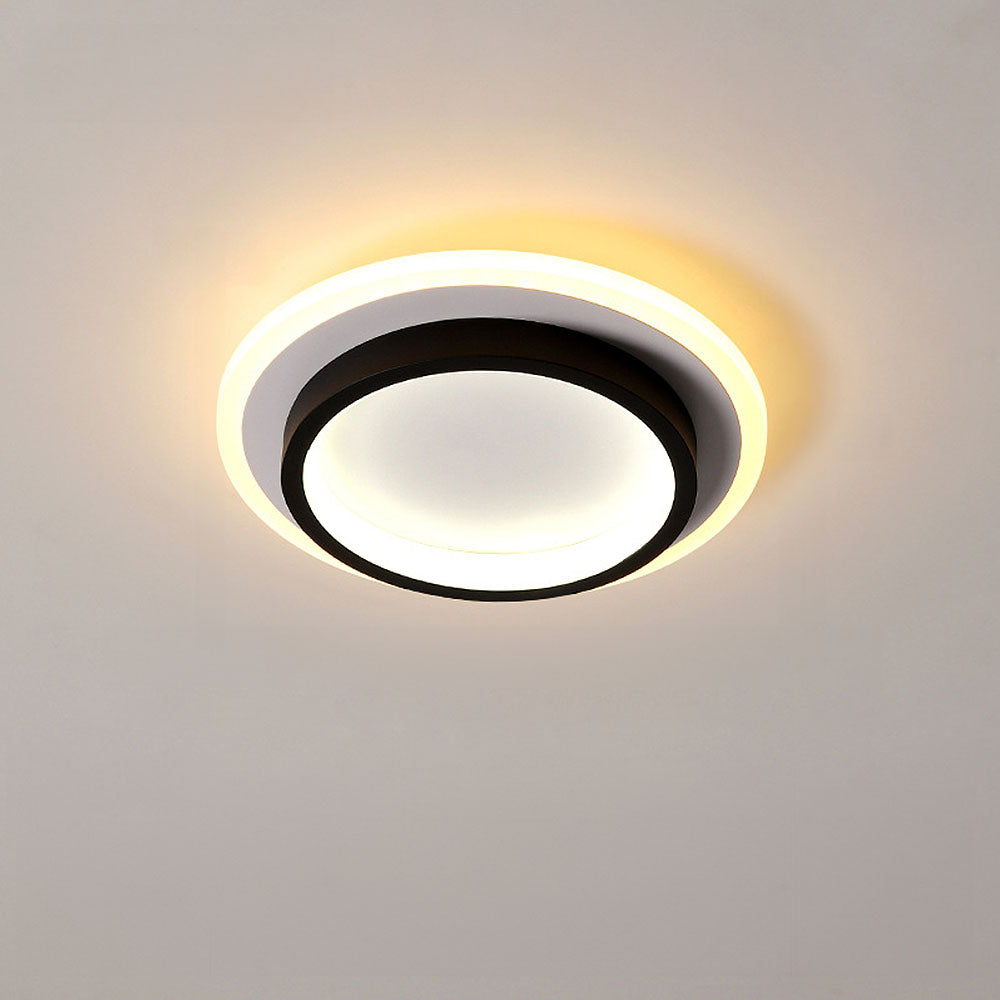 Deckenleuchte Wohnzimmer Acryl 3 Farbe einstellbar LED 24cm