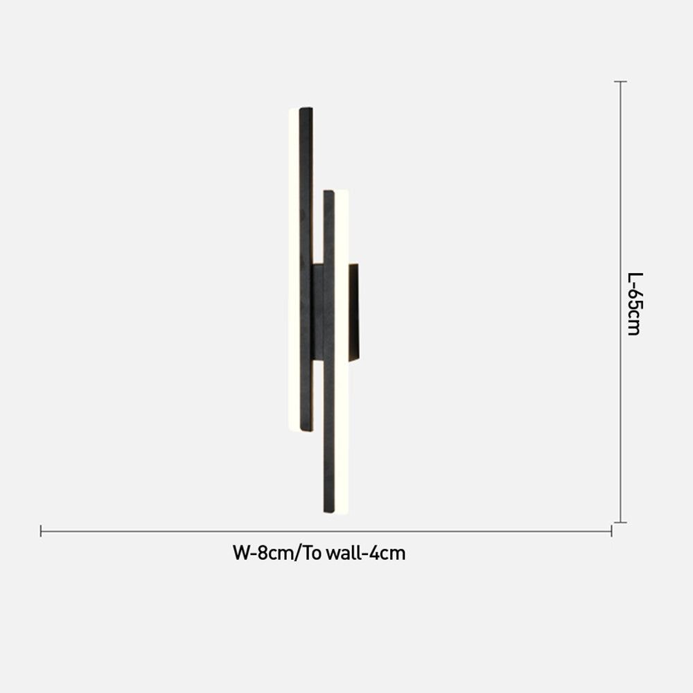 Wandleuchte Acryl 48cm LED Dimmbar