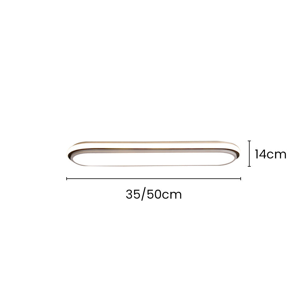 Zeitgenössisch Langer LED Metall Acryl 50cm Schlafzimmer