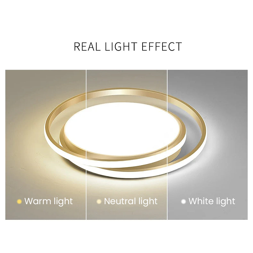 LED Runde Deckenleuchte Eisen Acryl 45CM