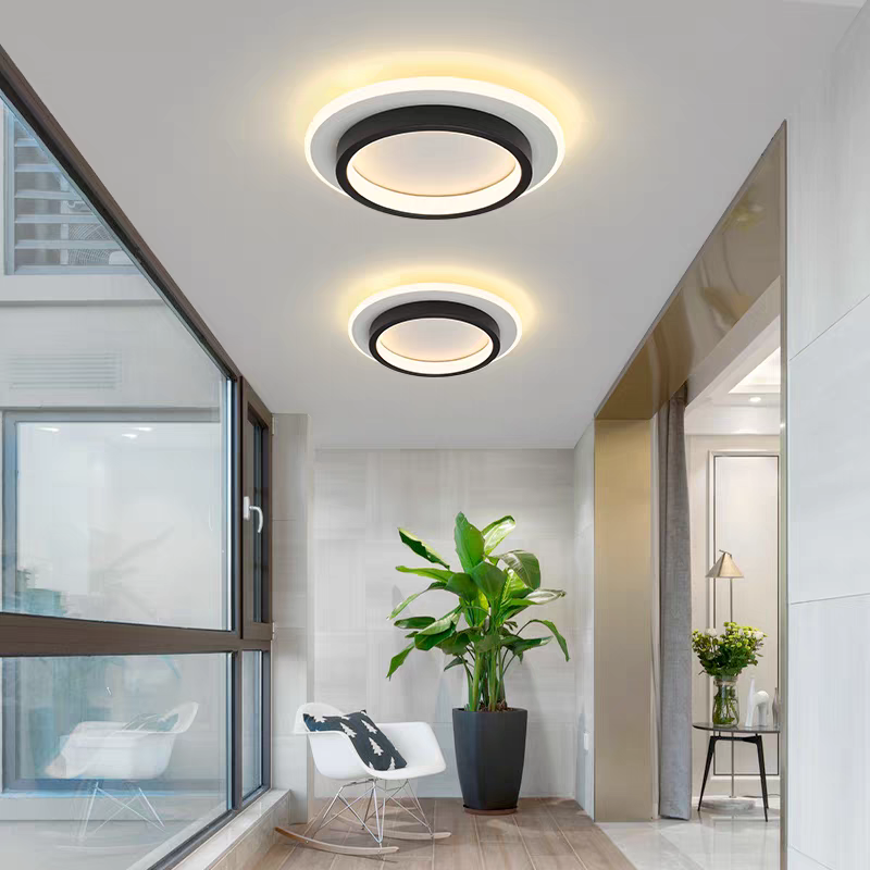 Deckenleuchte Wohnzimmer Acryl 3 Farbe einstellbar LED 24cm