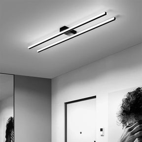 Deckenleuchte Metall LED 3 Farbwechsel per Schalter 48/58/78cm
