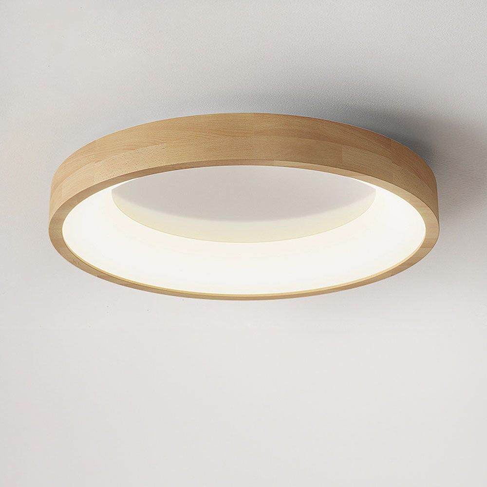 LED Deckenleuchte Holz Acryl Dimmbar 30/40/50/60cm